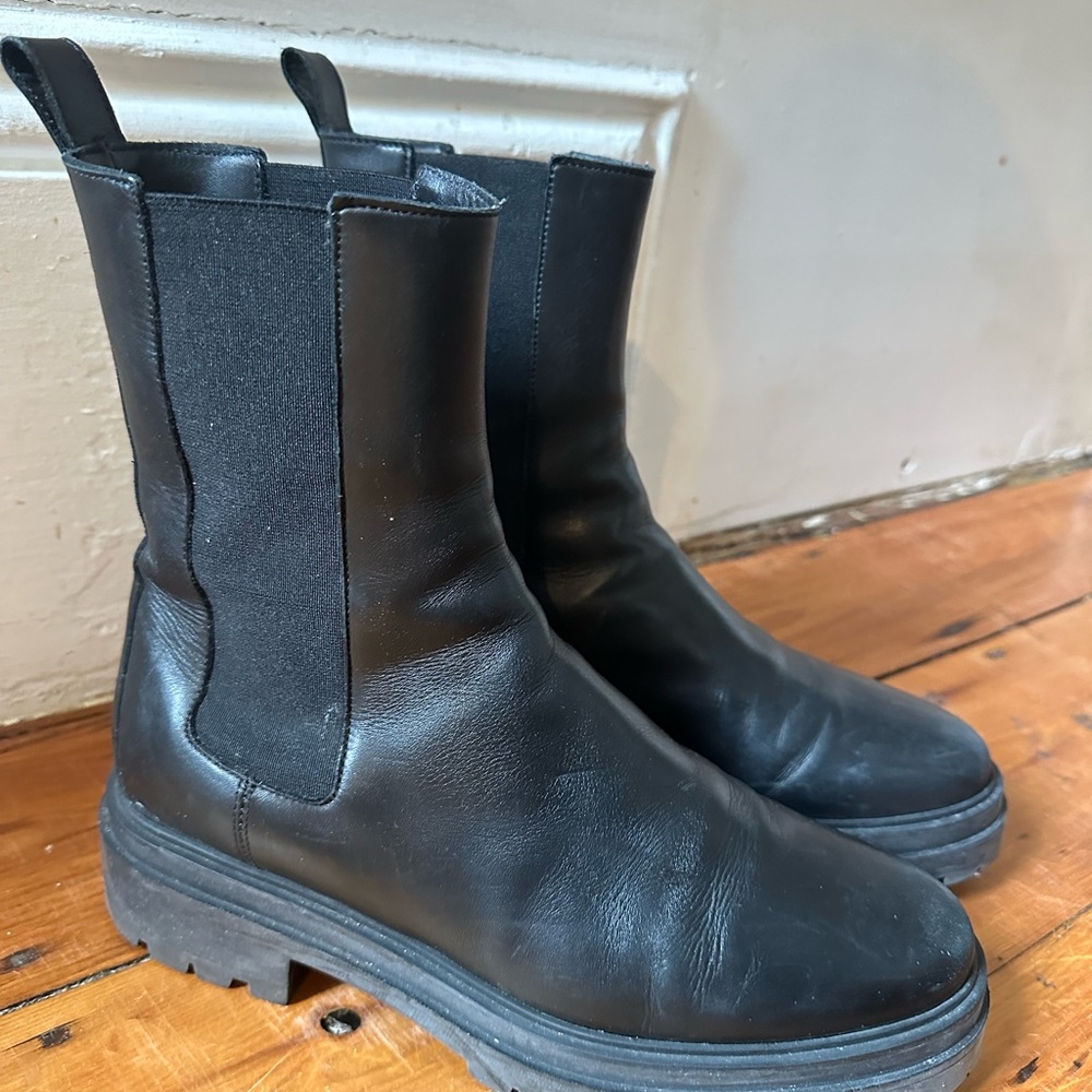 ba&sh - Coda Leather Chelsea Boots